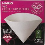 Pacote de filtros de papel Hario V60 número 2